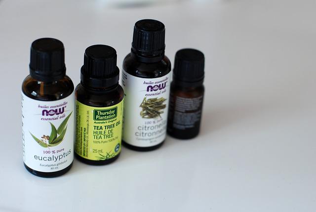 Group of tea tree oil Group of tea tree oil