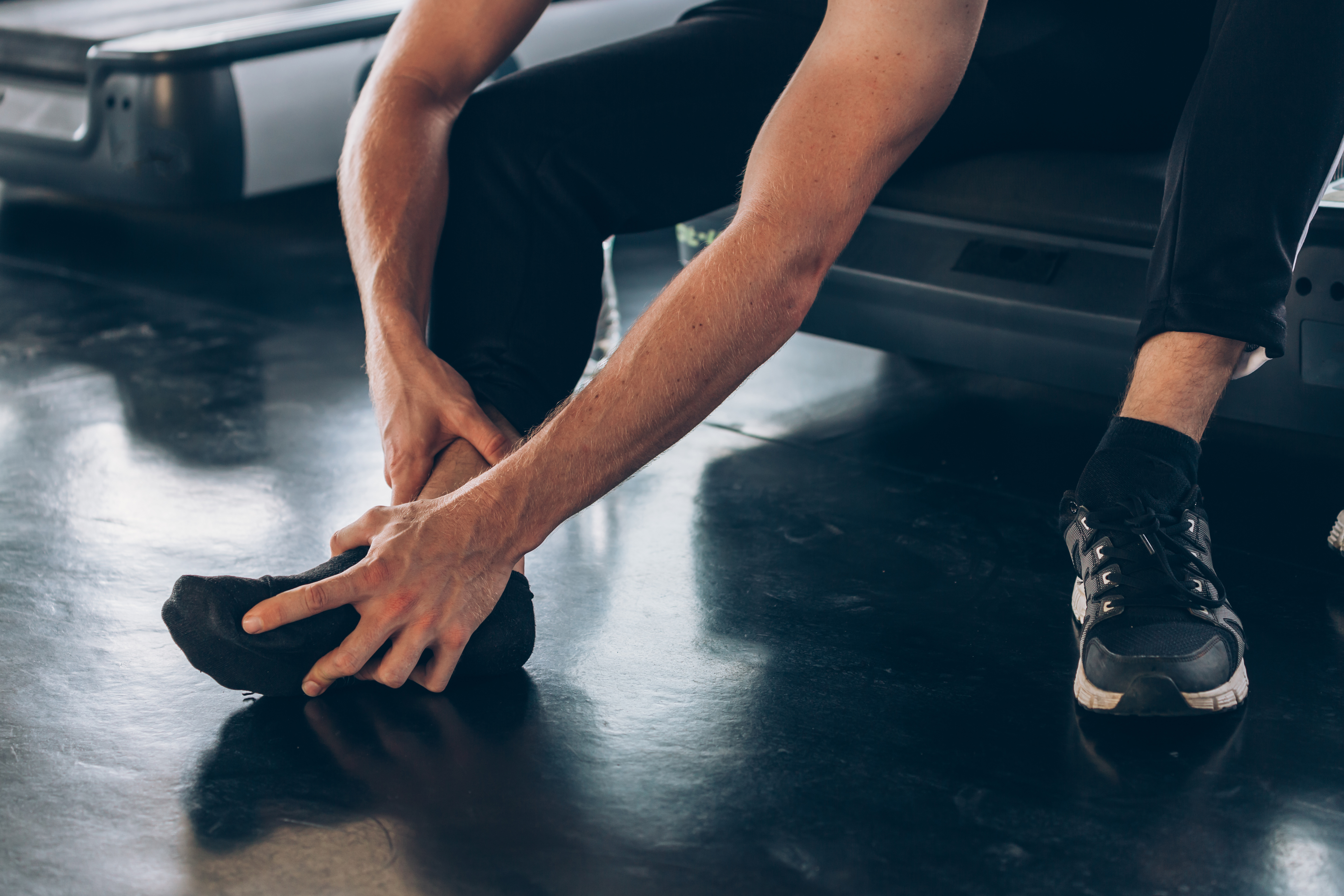Close up of foot experiencing Posterior Tibial Tendon Dysfunction Close up of foot experiencing Posterior Tibial Tendon Dysfunction