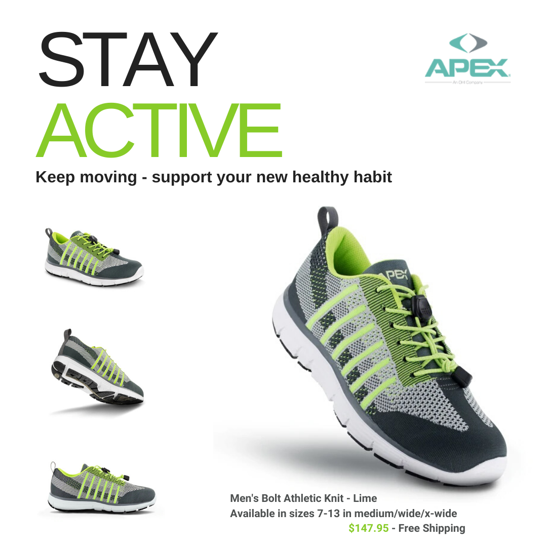 Men's Knit Active Shoe Bolt - Lime Men's Knit Active Shoe Bolt - Lime